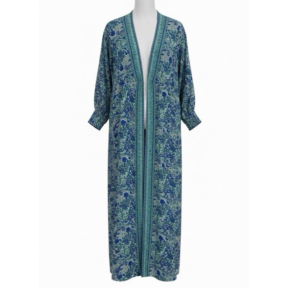 Palak Robe Women's One Size Dress Gown Boho Beach Cover Up Resort Maxi Dress